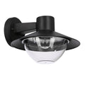 Cosmos lampa ogrodowa kinkiet 26x17cm czarny 1x40W E27 kosz okrągły IP44