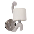 AMBROSIA 1 lampa kinkiet 1x40W E14 + 6W LED chrom