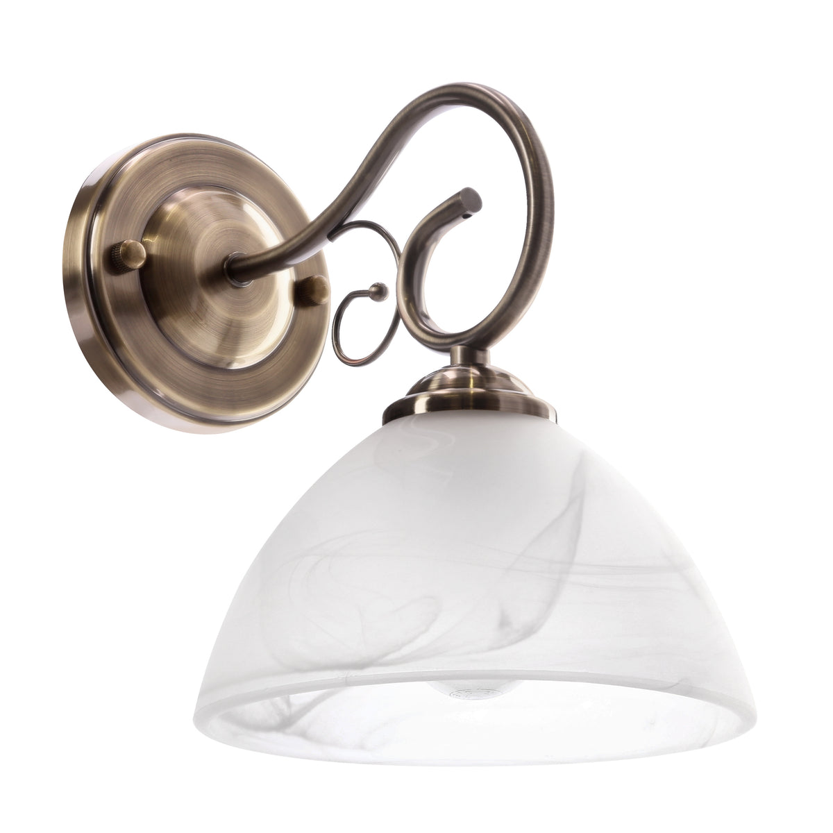 HORIZON lampa ścienna kinkiet 1x40 E27 klosz biały