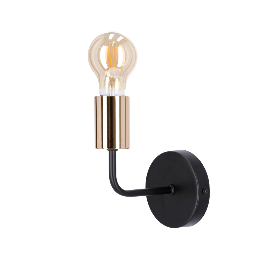 SPILL lampa kinkiet 1x60W E27 czarny