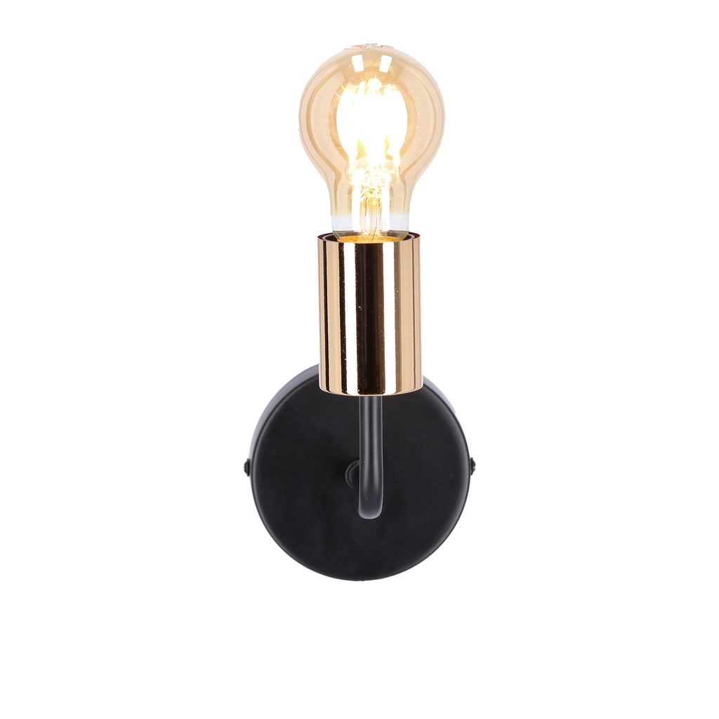 SPILL lampa kinkiet 1x60W E27 czarny