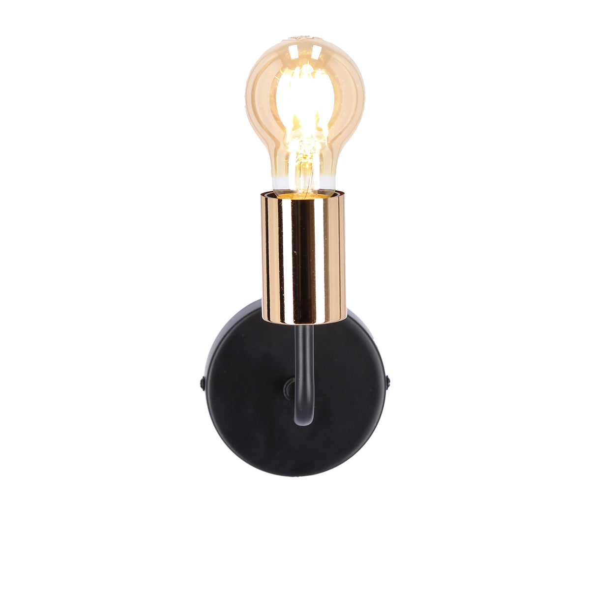SPILL lampa kinkiet 1x60W E27 czarny