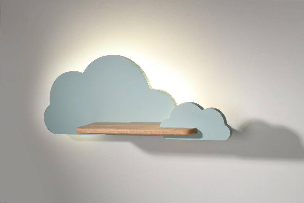 lampa cloud kinkiet ścienny 5W LED iq kids niebieski