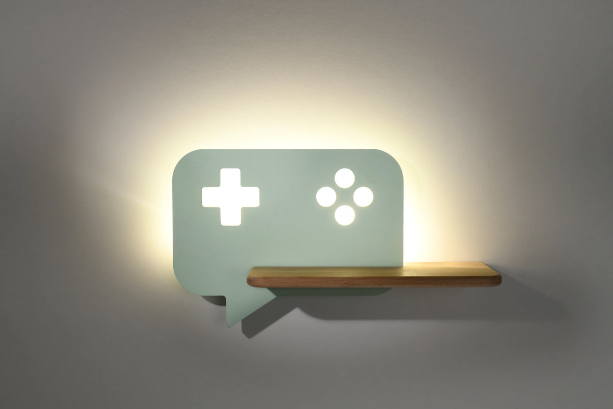 lampa console kinkiet ścienny 5W LED iq kids miętowy