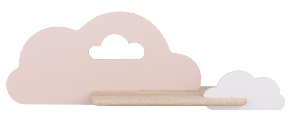 CLOUD lampa kinkiet ścienny 5W LED iq kids różowy+biały