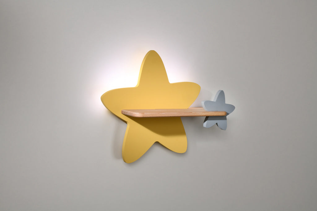 STAR lampa kinkiet ścienny 5W LED iq kids z przewodem z wł. i wtyczką
