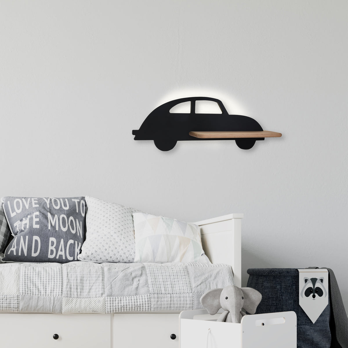 Car lampa kinkiet 5W LED 4000k wp iq kids czarny
