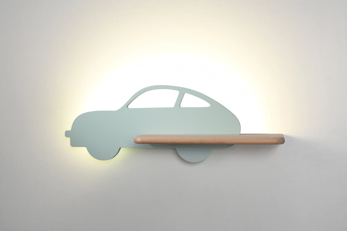 Car lampa kinkiet ścienny 5W LED 4000k wl iq kids miętowy