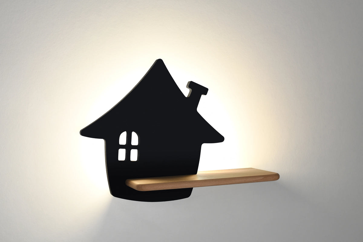 House lampa kinkiet 4W LED 4000k kp iq kids czarny