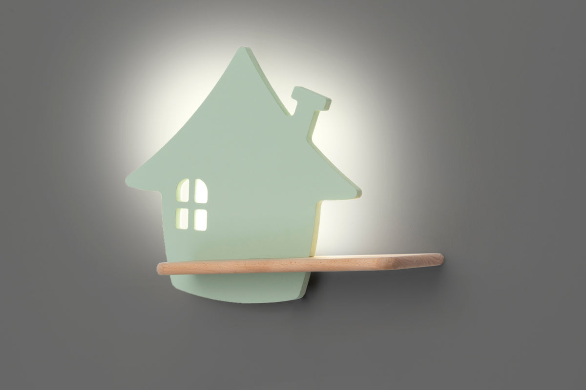House lampa kinkiet 4W LED 4000k kp iq kids miętowy