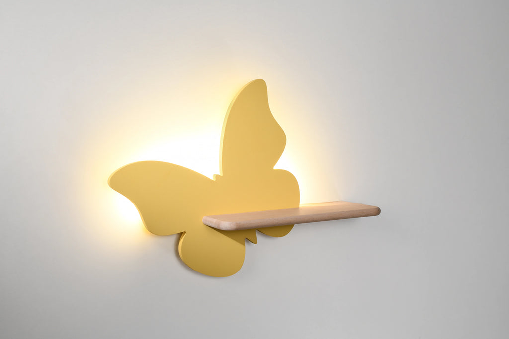 Butterfly lampa kinkiet 5W LED 4000k iq kids złoty