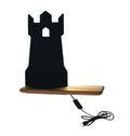 TOWER lampa kinkiet 4W LED 4000k iq kids z przewodem z wł. i wtyczką czarny