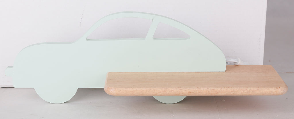 CAR lampa kinkiet 5W LED 4000k wl iq kids z przewodem z wł. i wtyczką miętowy