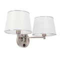 IBIS lampa kinkiet 2x40W E14 satyna