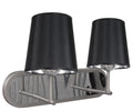 MILONGA lampa kinkiet 2x60W E27 satyna