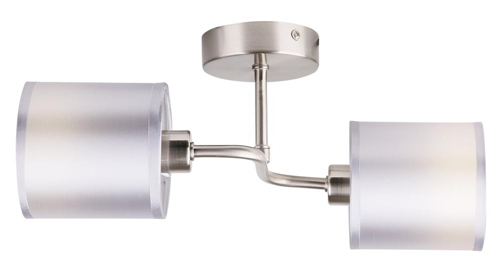 SAX lampa kinkiet 2x40W E14 satyna