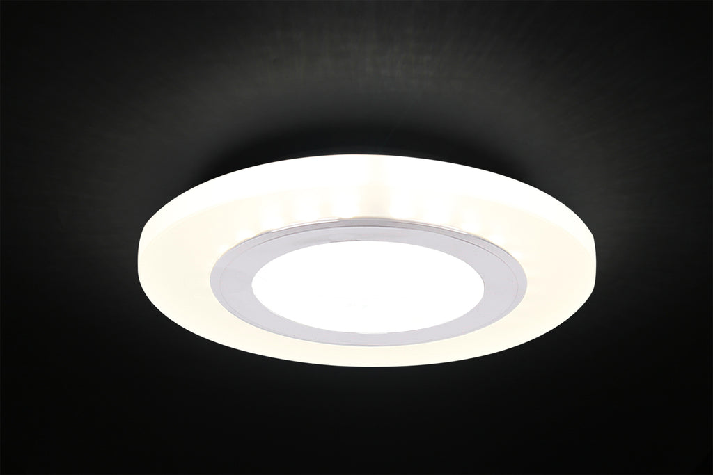 SSP-27 AL/FR lampa stropowa srebrny 2x5W LED 4000k klosz mrożony