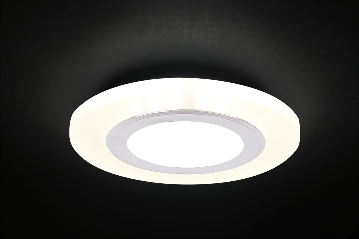 SSP-27 AL/FR lampa stropowa srebrny 2x5W LED 4000k klosz mrożony