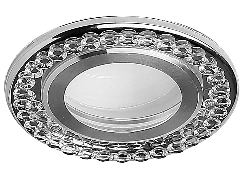 SSP-30 AL/TR lampa stropowa srebrny 2x5W LED 6500k klosz bezbarwny