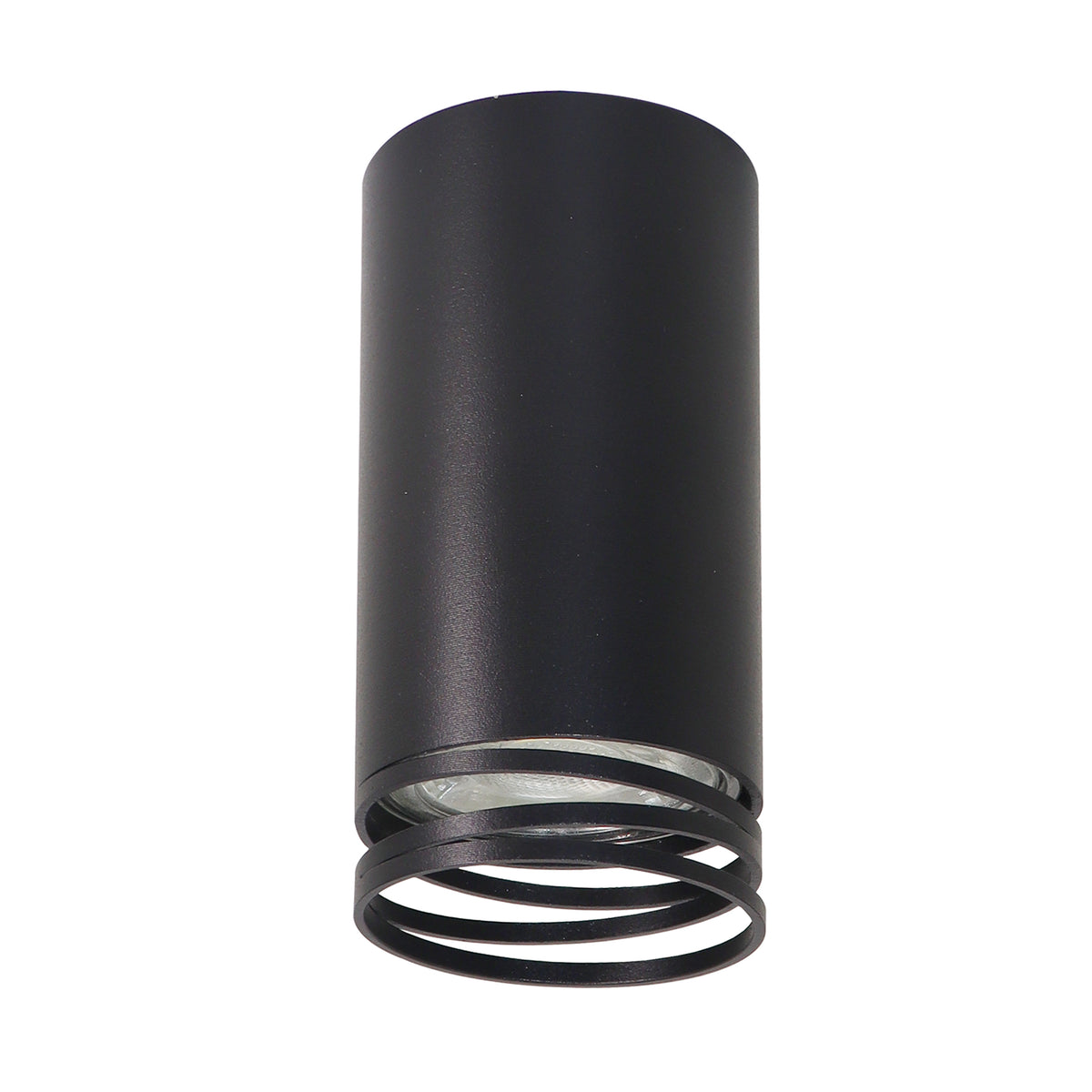 TUBA lampa sufitowa czarny 1x15W GU10 śr. 5,5 cm