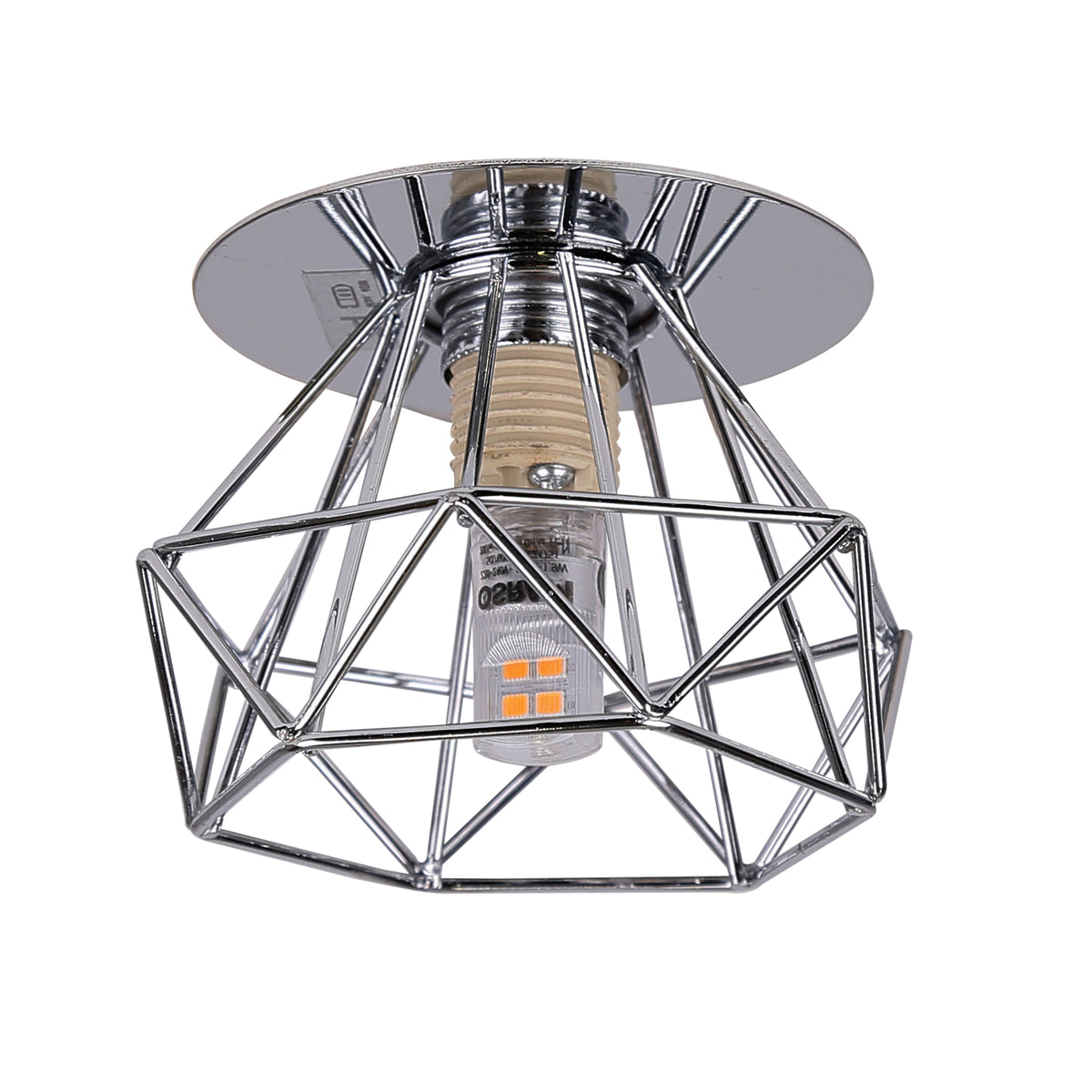 oprawa stropowa dekoracyjna sk-85 ch G9 40W 230v chromowy