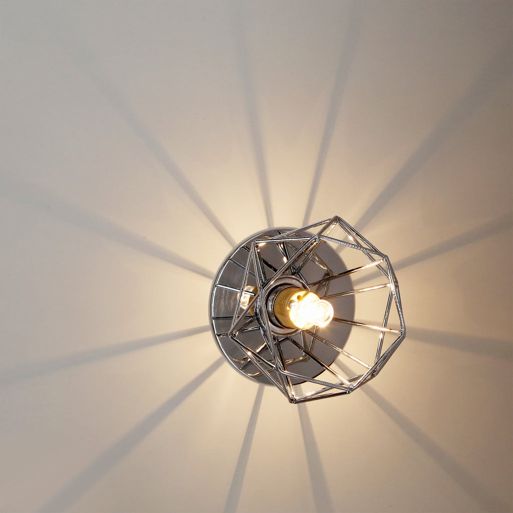 oprawa stropowa dekoracyjna sk-85 ch G9 40W 230v chromowy