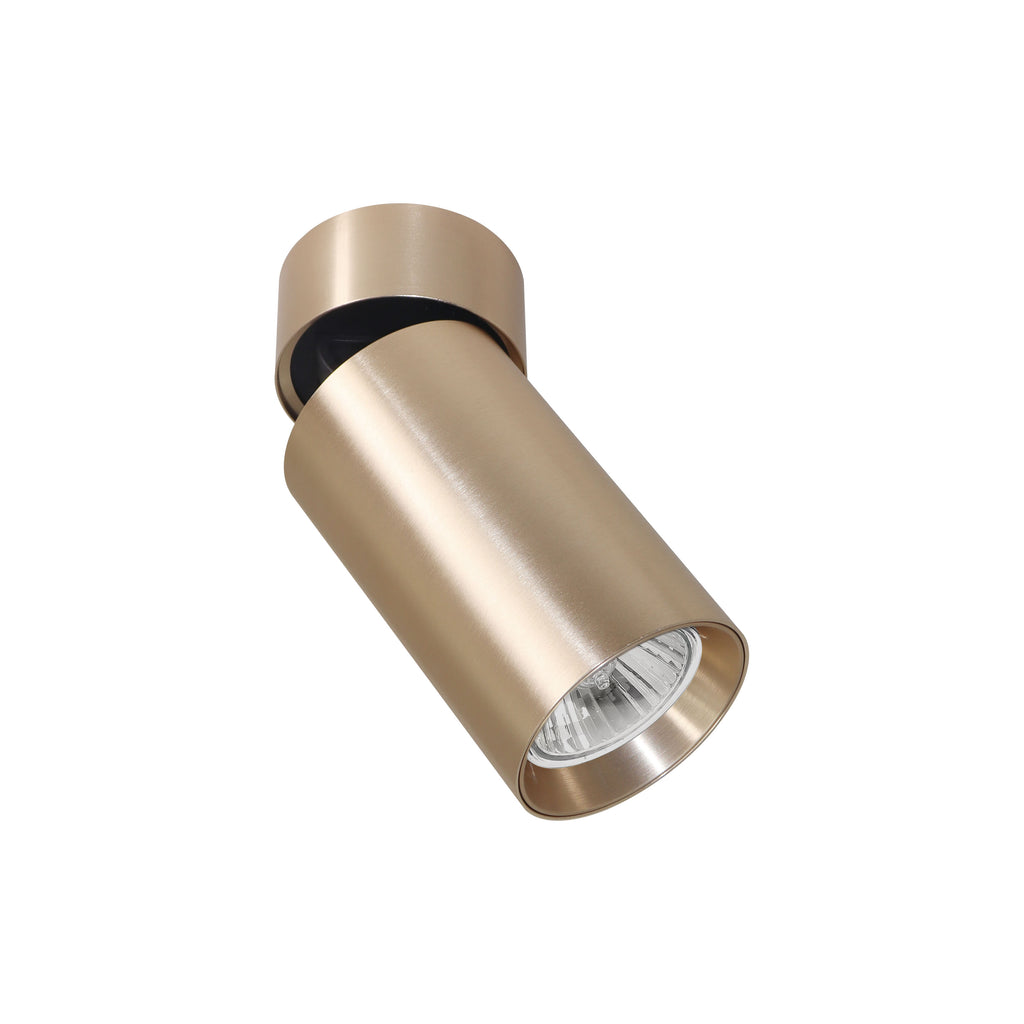 Tuba lampa sufitowa z reg. przegubem patynowy 1x15W GU10 6/12