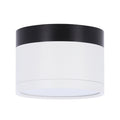 lampa sufitowa tuba 9W LED 4000k biały+czarny śr. 8,8 cm