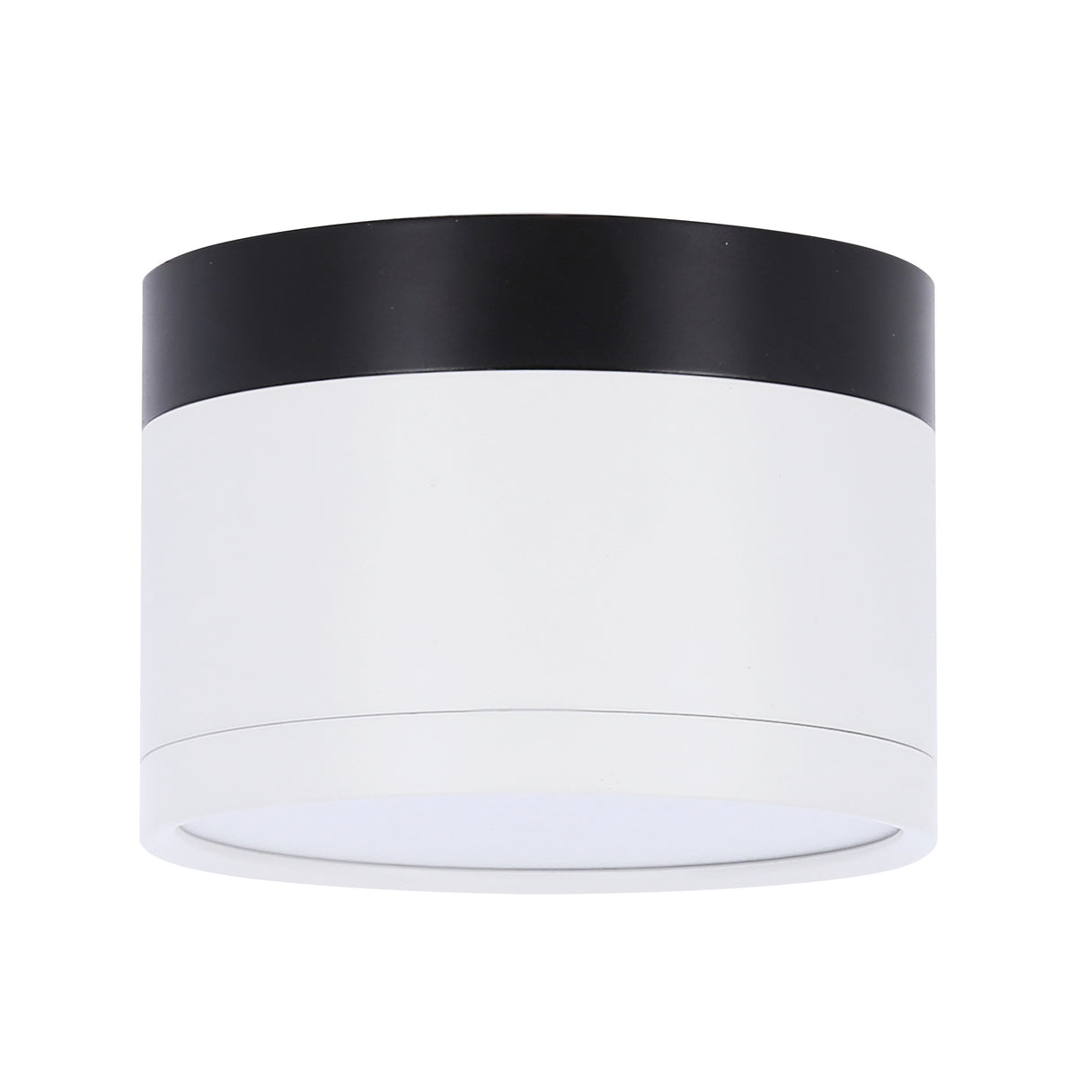 lampa sufitowa tuba 9W LED 4000k biały+czarny śr. 8,8 cm