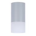 lampa sufitowa tuba GU10 mrożony+szary śr. 6,4 cm