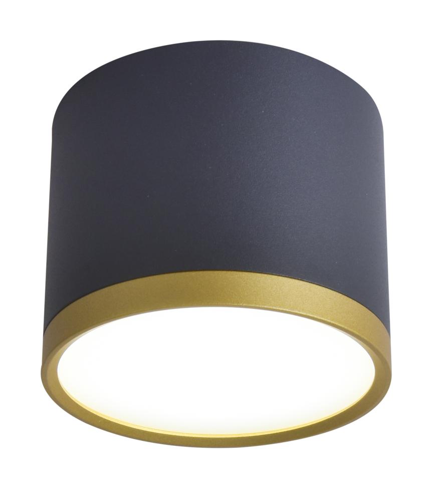 TUBA lampa sufitowa 9W LED 8,8/7,5 złoty+czarny 4000k