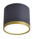 TUBA lampa sufitowa 9W LED 8,8/7,5 złoty+czarny 4000k