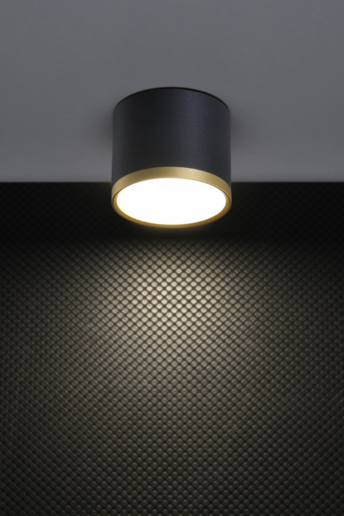 TUBA lampa sufitowa 9W LED 8,8/7,5 złoty+czarny 4000k