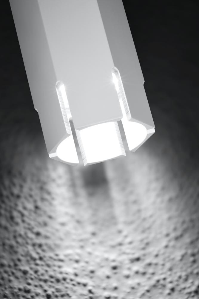 lampa sufitowa tuba 1x25W GU10 6,3/12 biały
