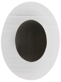 LED kinkiet owal biały