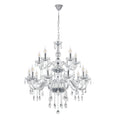 Cristallo lampa wisząca chromowy 15x40W E14 transparentny