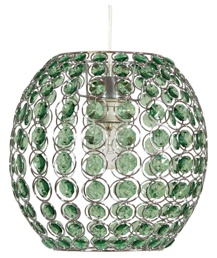 RICA lampa wisząca 28 1x40W E27 zielony + linka 85-10523