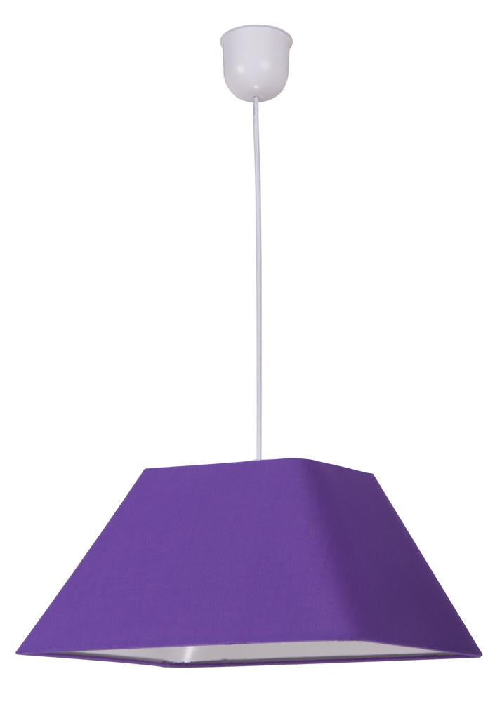 ROBIN lampa wisząca 35 1x60W E27 fioletowy promo (abażur 77-01818+linka 85-89369)