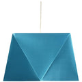 HEXAGEN lampa wisząca 42 1x60W E27 turkus (abażur 77-01696+linka 85-10608)