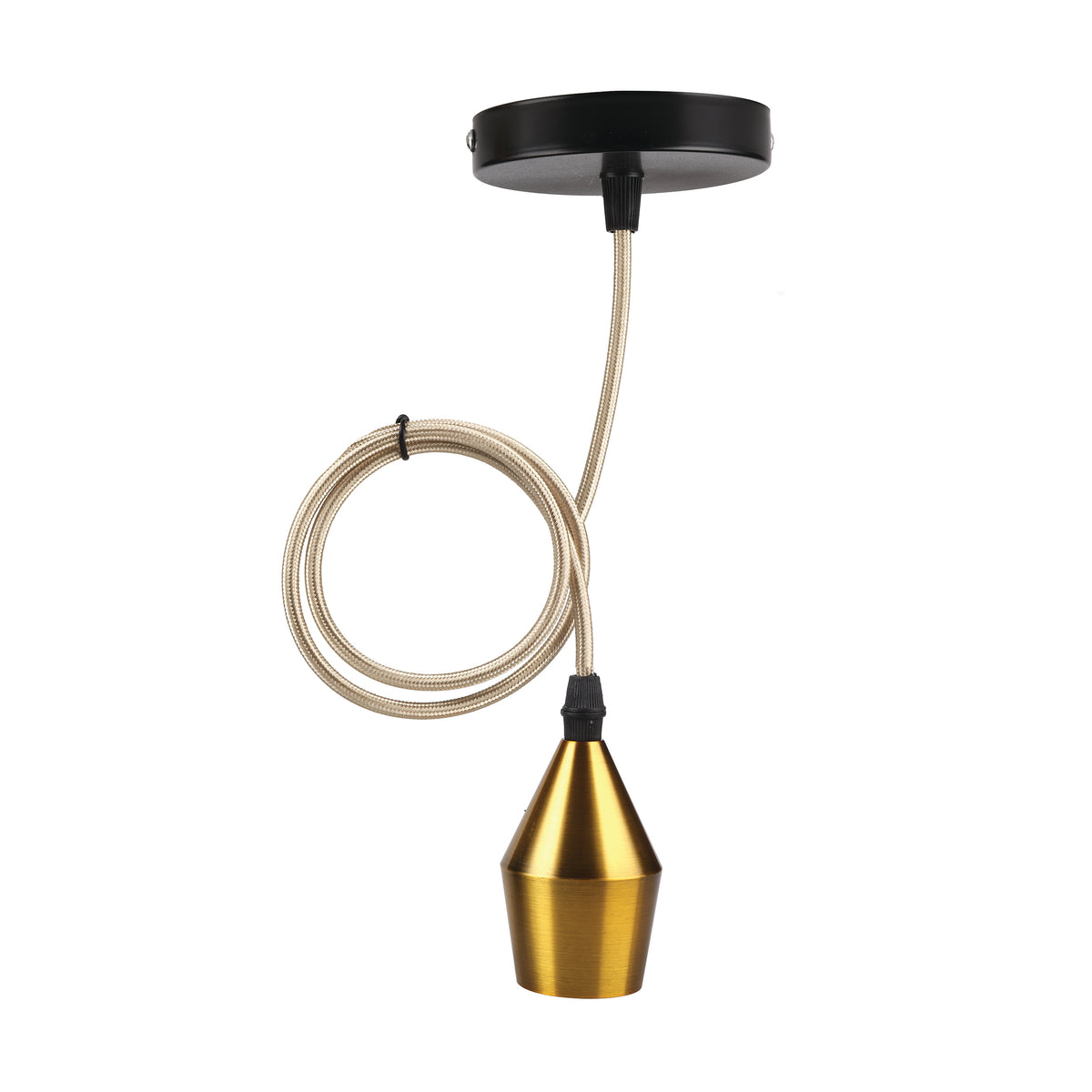 ZAWIESIE METALOWE RL-LPP060B 1X60W E27 ZŁOTY