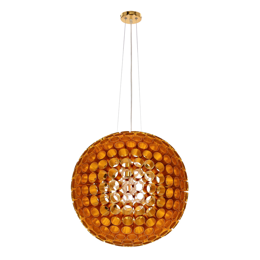 ABROS lampa wisząca 50 1x60W E27 miedziany