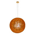 ABROS lampa wisząca 50 1x60W E27 miedziany