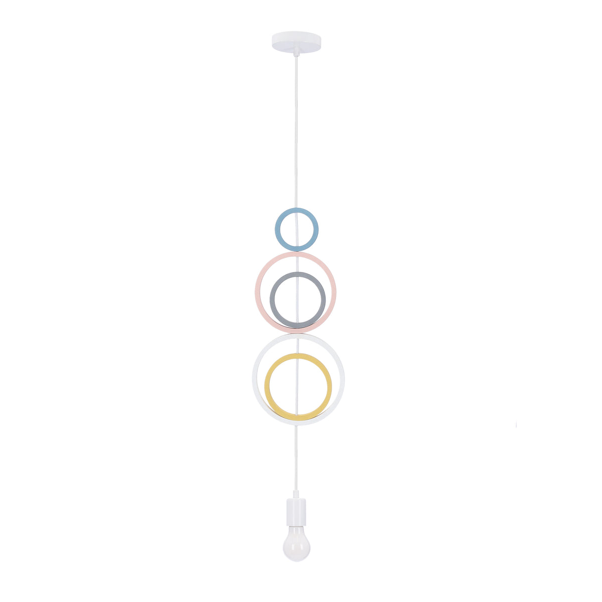 HOOPS 5 lampa wisząca 1x20W E27 iq kids mix kolor