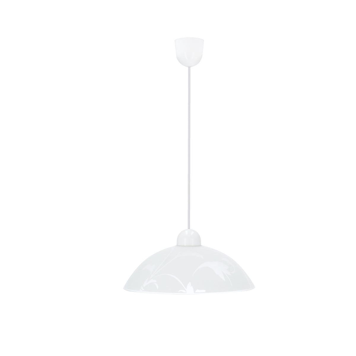 MANGANO lampa wisząca 1x60W E27 klosz biały z wzorem