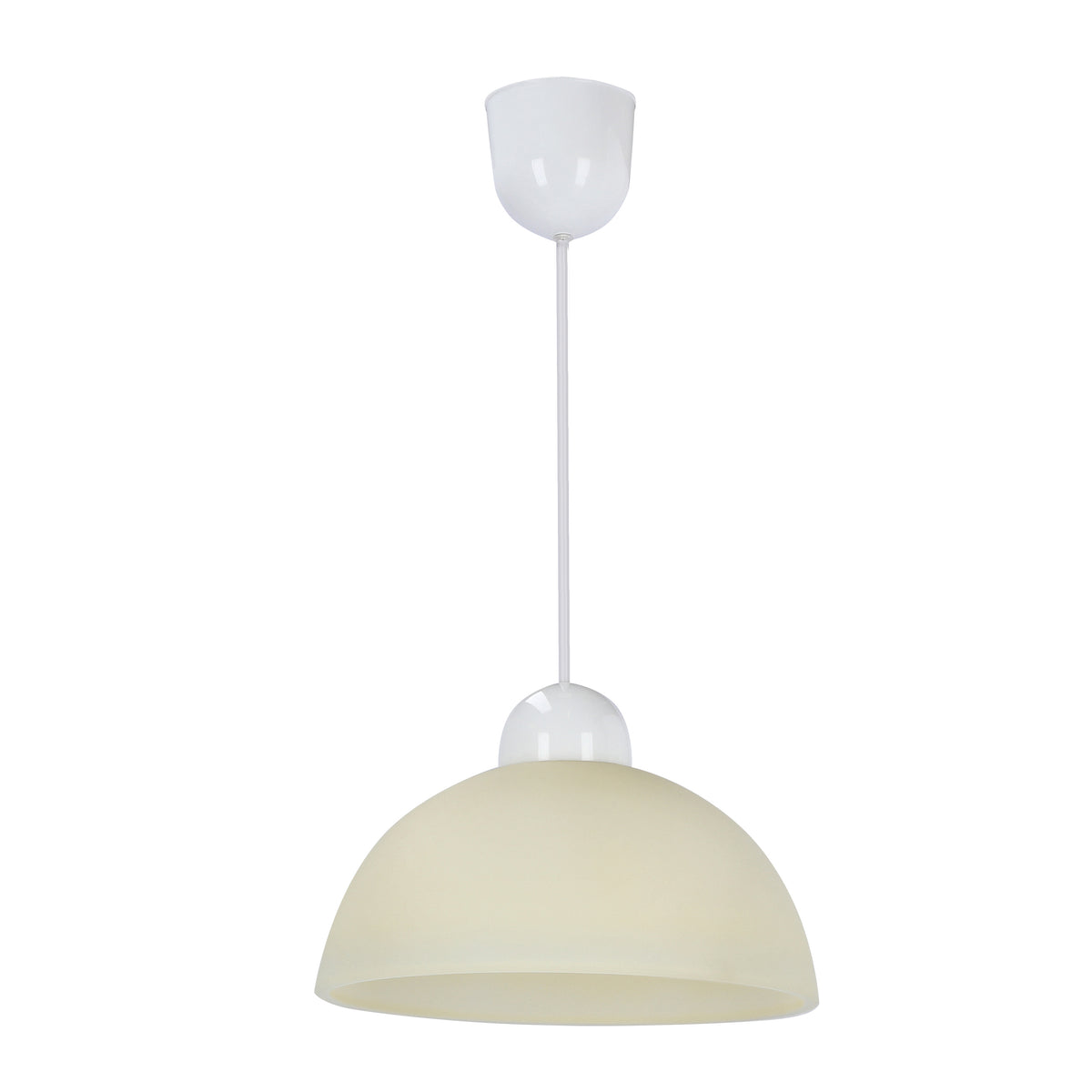 Vanilia lampa wisząca 18 1x60W E27 klosz kremowy