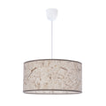 Papirus lampa wisząca 1x60W E27 abażur beżowy