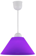 FAMA lampa wisząca plastik E27 1x60W fiolet