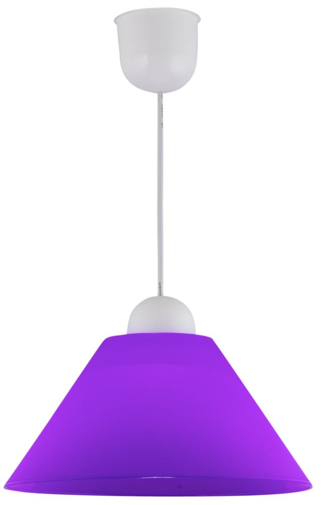 FAMA lampa wisząca plastik E27 1x60W fiolet