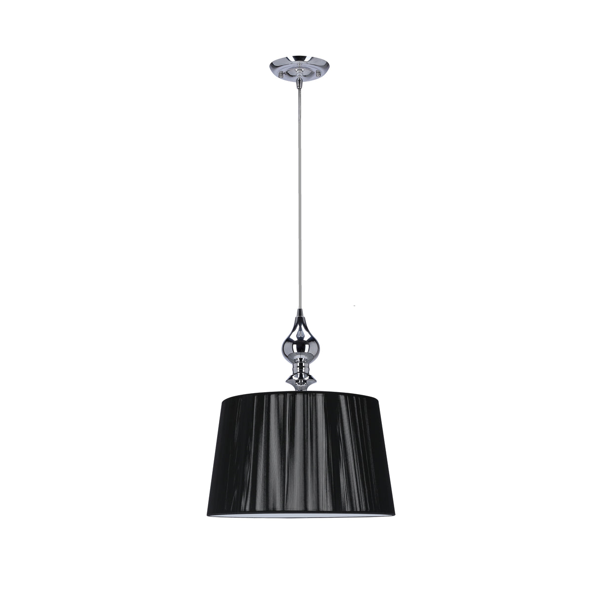 GILLENIA lampa wisząca 1x60W E27 czarny