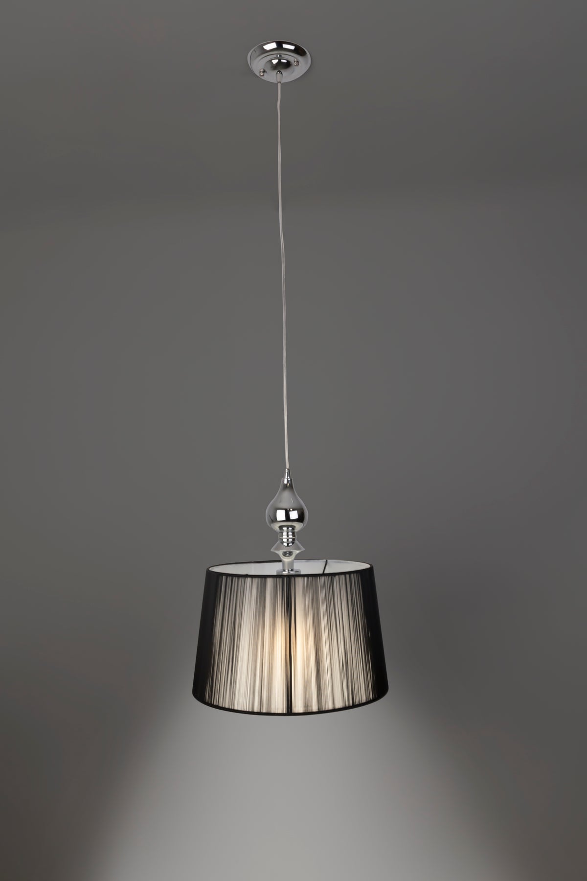 GILLENIA lampa wisząca 1x60W E27 czarny